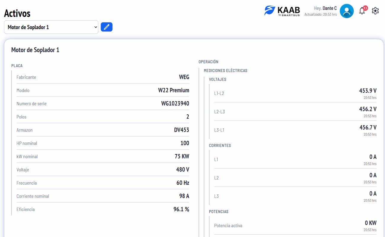 Módulo de activos y mantenimiento en KAAB